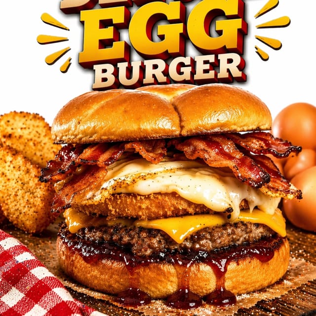 Deluxe Egg Burger.