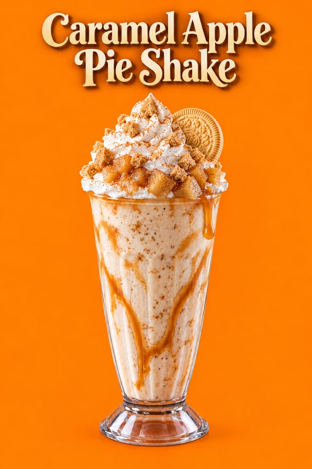 Caramel Apple Pie Shake.