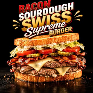 Bacon Sourdough Swiss Supreme
